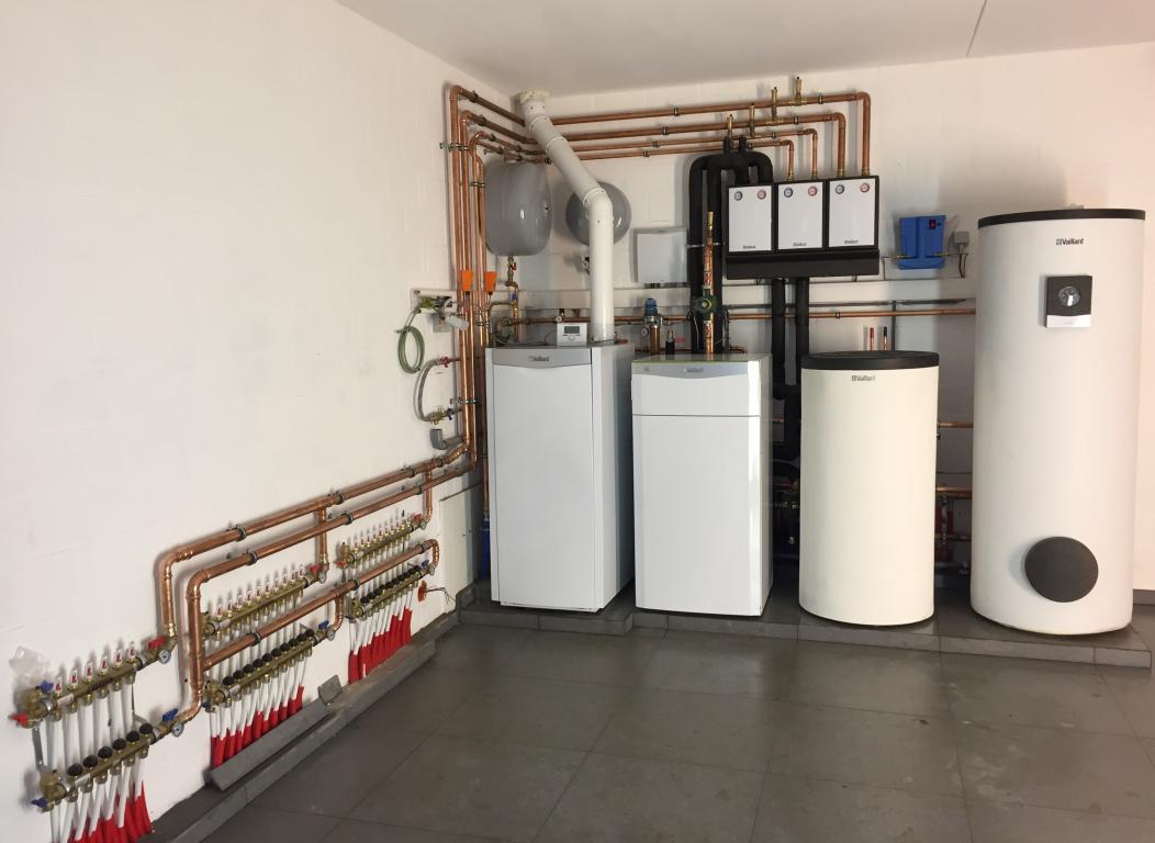 Hybride-installatie Vaillant op mazout